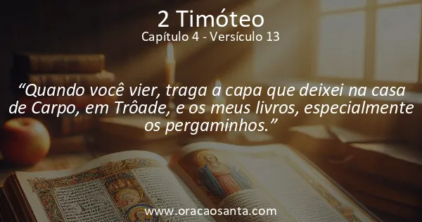 2 Timóteo 4:13