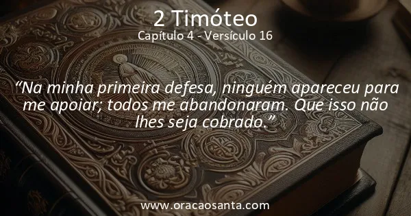 2 Timóteo 4:16