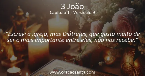 3 João 1:9