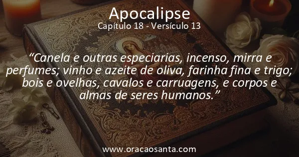 Apocalipse 18:13