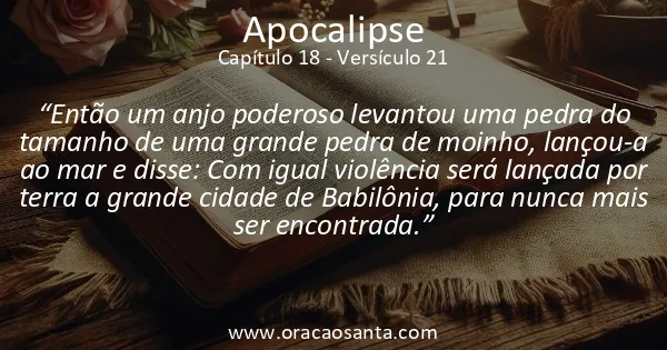 Apocalipse 18:21
