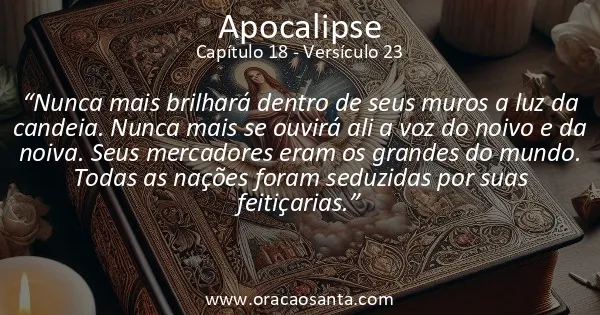 Apocalipse 18:23