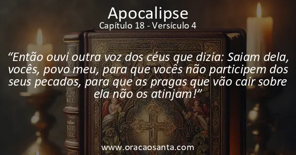 Apocalipse 18:4