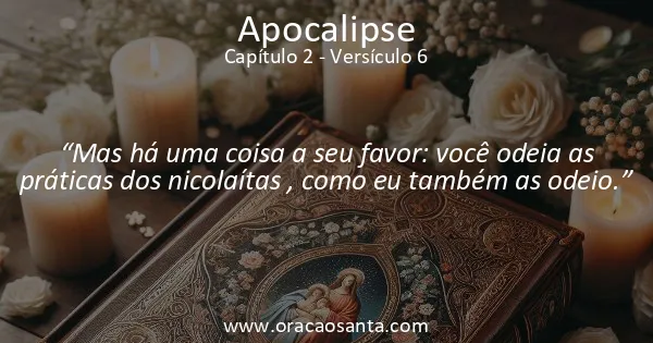 Apocalipse 2:6
