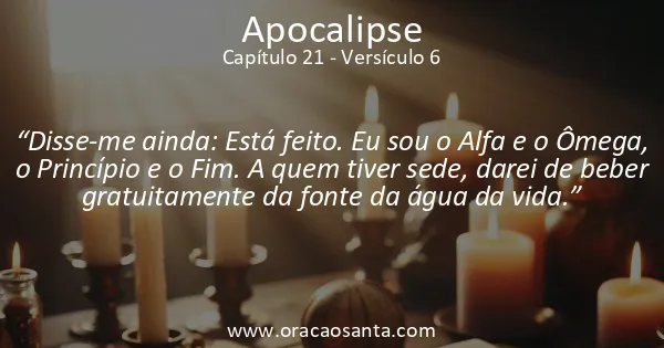 Apocalipse 21:6