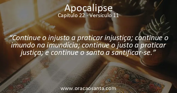 Apocalipse 22:11