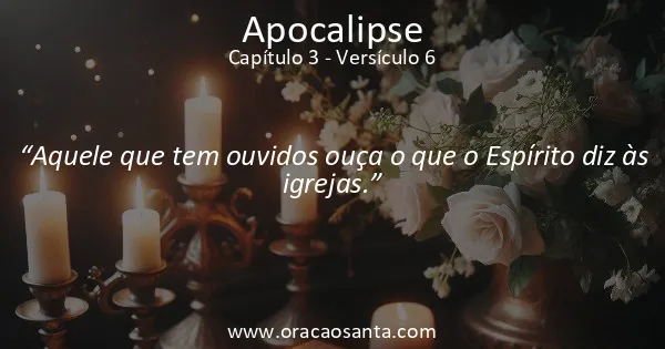 Apocalipse 3:6