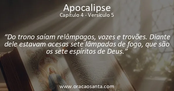 Apocalipse 4:5