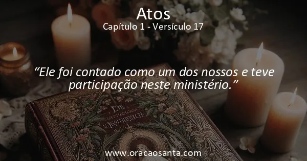 Atos 1:17
