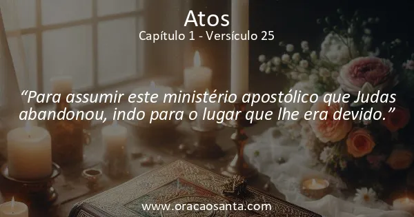 Atos 1:25
