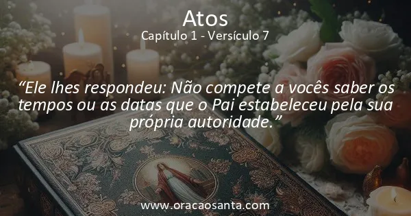 Atos 1:7
