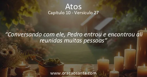 Atos 10:27