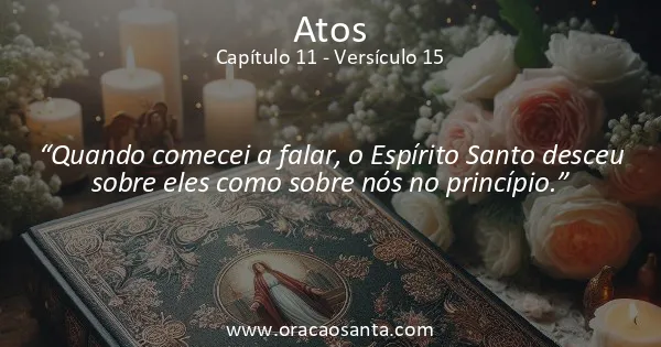Atos 11:15