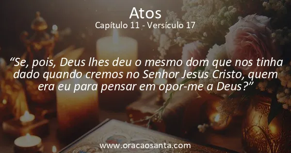 Atos 11:17