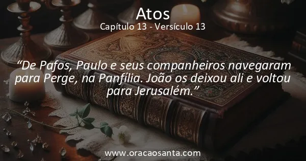 Atos 13:13
