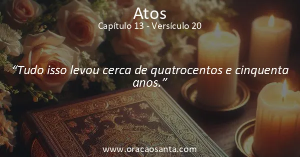 Atos 13:20