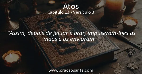 Atos 13:3