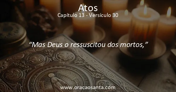 Atos 13:30