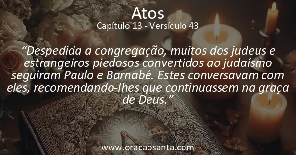 Atos 13:43