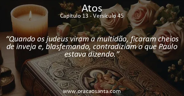 Atos 13:45
