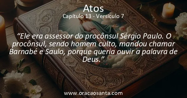 Atos 13:7