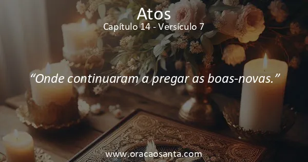 Atos 14:7