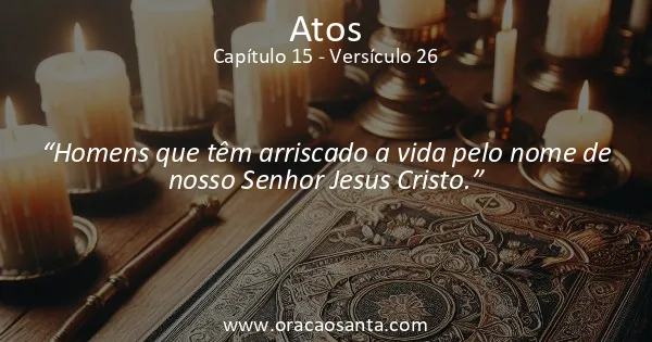 Atos 15:26