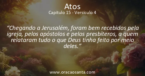 Atos 15:4