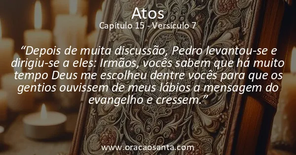 Atos 15:7