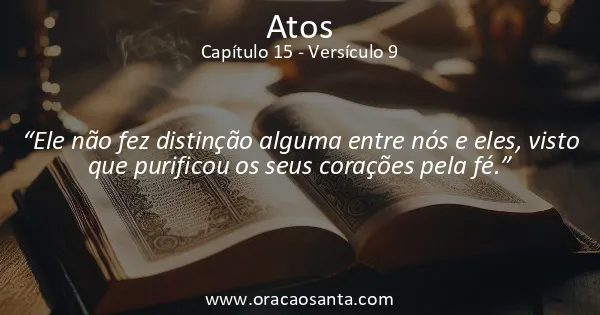 Atos 15:9