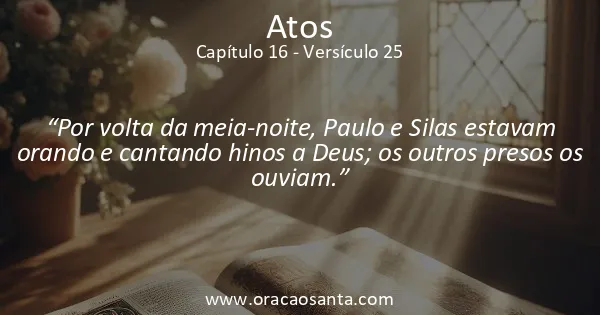 Atos 16:25