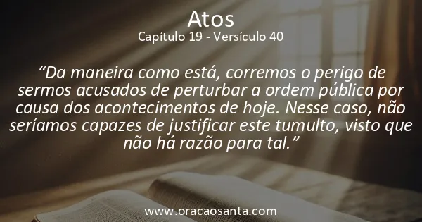 Atos 19:40