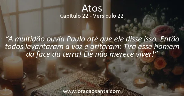Atos 22:22