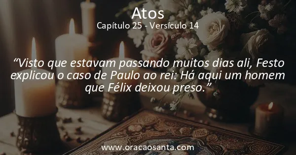 Atos 25:14