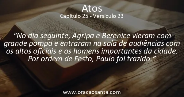 Atos 25:23