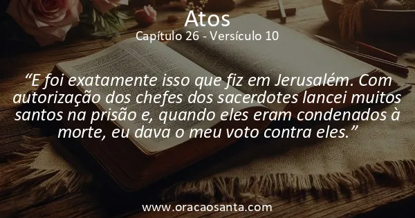 Atos 26:10