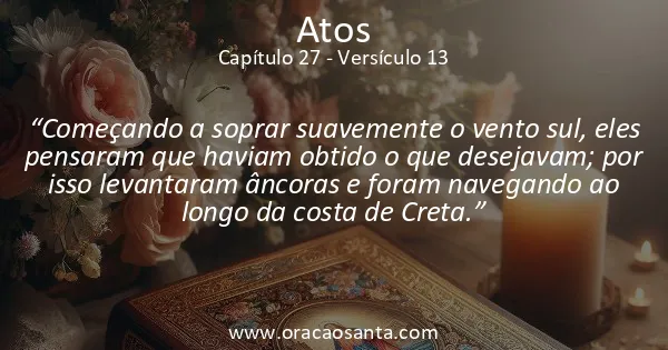 Atos 27:13