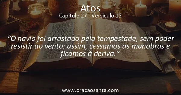 Atos 27:15