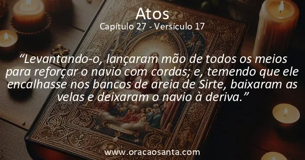 Atos 27:17