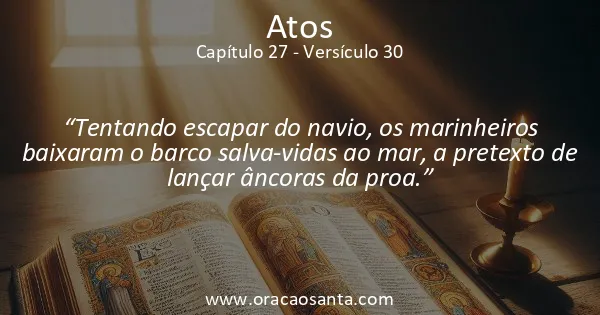 Atos 27:30