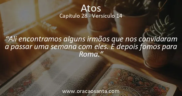 Atos 28:14