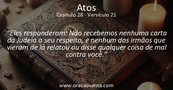 Atos 28:21