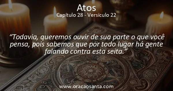 Atos 28:22