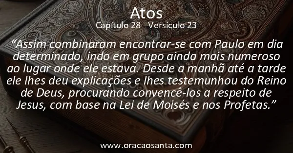 Atos 28:23