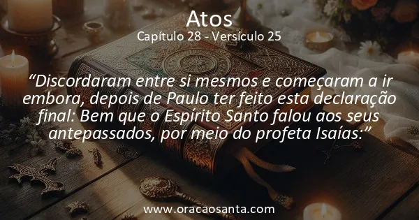 Atos 28:25