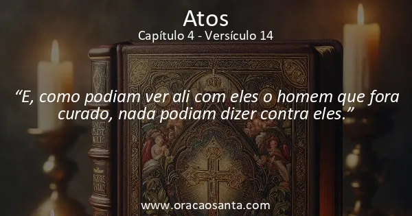Atos 4:14