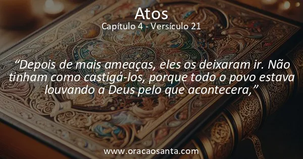 Atos 4:21