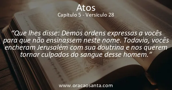 Atos 5:28