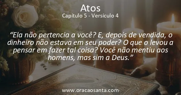 Atos 5:4