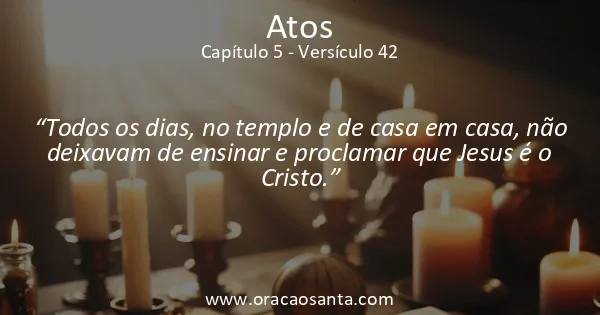 Atos 5:42